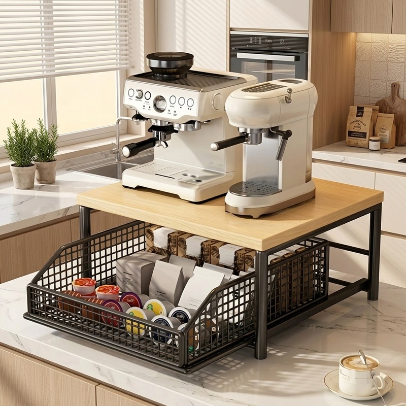 Modern Microwave Oven Rack, So - Kitchen Appliances Countertop ulasan dan harga