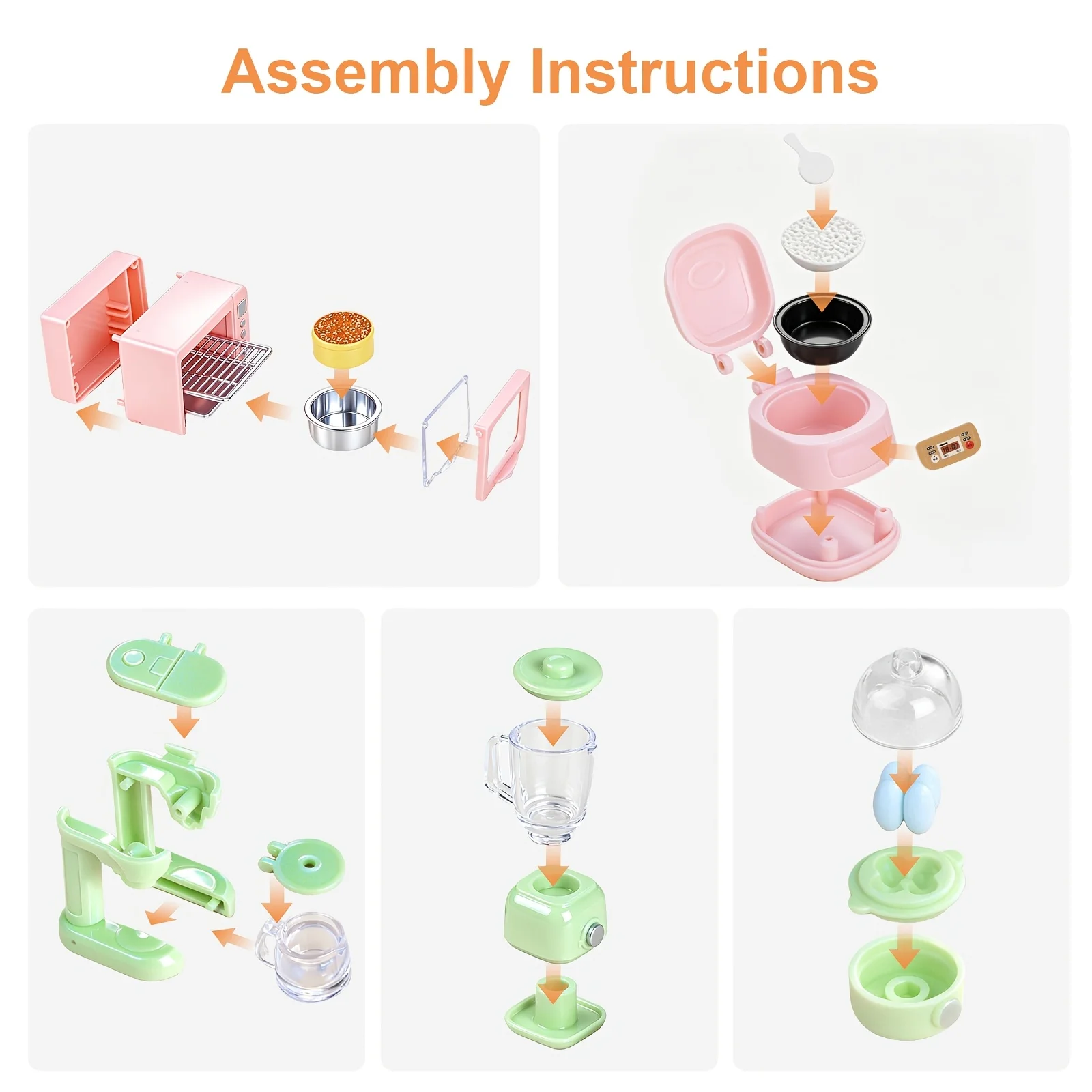 14Pcs Miniature Kitchen Applia - Kitchen Appliances Photos ulasan dan harga