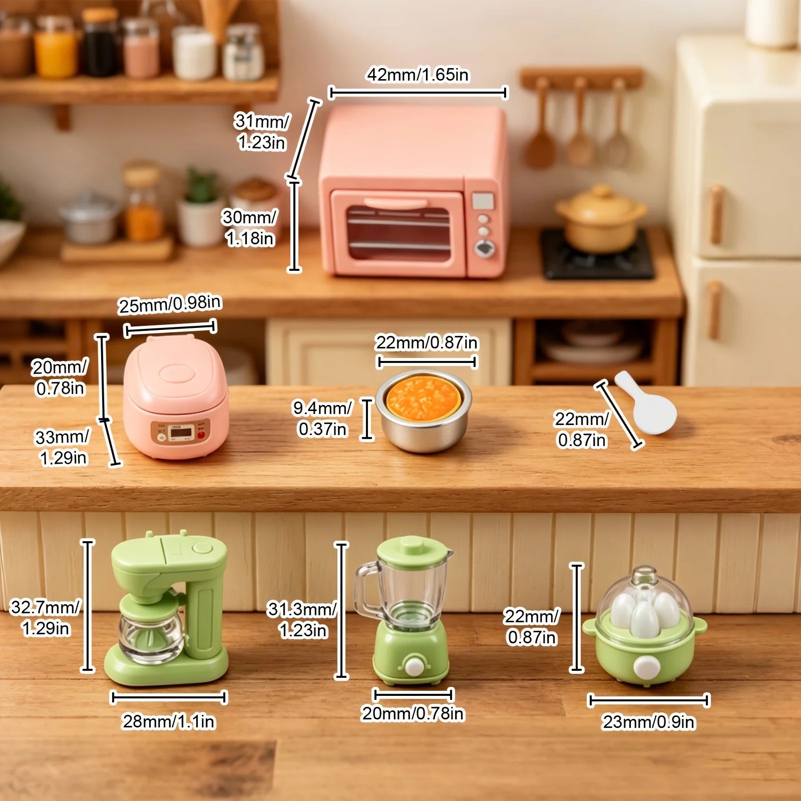 14Pcs Miniature Kitchen Applia - Kitchen Appliances Photos ulasan dan harga