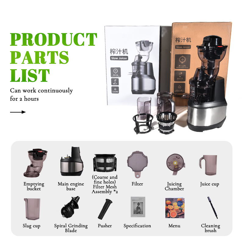 Electric Juicer Extractor BPA- - Juicer Cold Press Slow ulasan dan harga