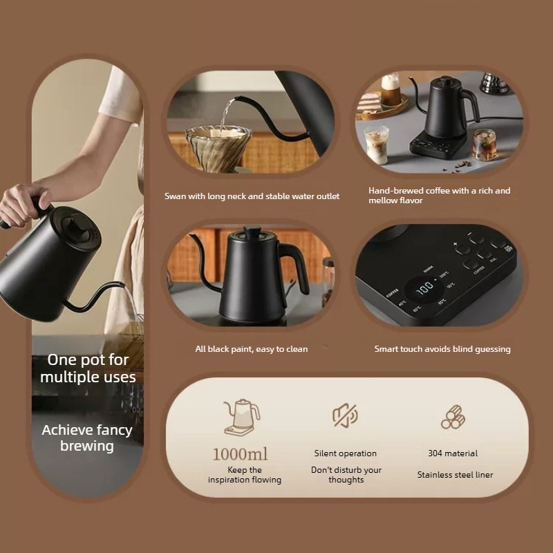 Electric Gooseneck Coffee Kett - Electric Kettle Gooseneck ulasan dan harga